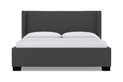 Everett Upholstered Bed :: Leg Finish: Espresso / Size: California King