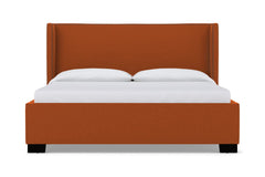 Everett Upholstered Bed :: Leg Finish: Espresso / Size: California King