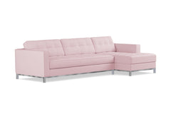 Fillmore 2pc Sleeper Sectional :: Configuration: RAF - Chaise on the Right / Sleeper Option: Deluxe Innerspring Mattress