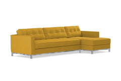 Fillmore 2pc Sleeper Sectional :: Configuration: RAF - Chaise on the Right / Sleeper Option: Deluxe Innerspring Mattress