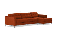 Fillmore 2pc Sleeper Sectional :: Configuration: RAF - Chaise on the Right / Sleeper Option: Deluxe Innerspring Mattress