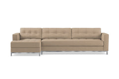 Fillmore 2pc Sleeper Sectional :: Configuration: LAF - Chaise on the Left / Sleeper Option: Deluxe Innerspring Mattress