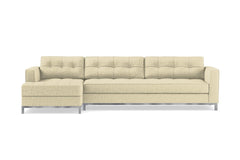 Fillmore 2pc Sleeper Sectional :: Configuration: LAF - Chaise on the Left / Sleeper Option: Memory Foam Mattress