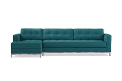 Fillmore 2pc Sleeper Sectional :: Configuration: LAF - Chaise on the Left / Sleeper Option: Memory Foam Mattress