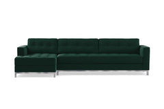 Fillmore 2pc Sleeper Sectional :: Configuration: LAF - Chaise on the Left / Sleeper Option: Memory Foam Mattress