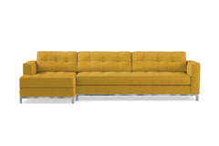 Fillmore 2pc Sleeper Sectional :: Configuration: LAF - Chaise on the Left / Sleeper Option: Memory Foam Mattress