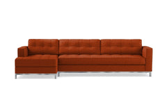 Fillmore 2pc Sleeper Sectional :: Configuration: LAF - Chaise on the Left / Sleeper Option: Memory Foam Mattress