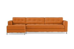 Fillmore 2pc Sleeper Sectional :: Configuration: LAF - Chaise on the Left / Sleeper Option: Deluxe Innerspring Mattress