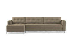 Fillmore 2pc Sleeper Sectional :: Configuration: LAF - Chaise on the Left / Sleeper Option: Memory Foam Mattress