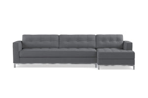 Fillmore 2pc Sleeper Sectional :: Configuration: RAF - Chaise on the Right / Sleeper Option: Memory Foam Mattress