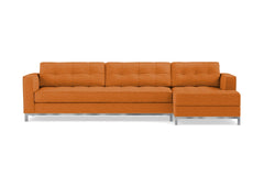 Fillmore 2pc Sleeper Sectional :: Configuration: RAF - Chaise on the Right / Sleeper Option: Deluxe Innerspring Mattress