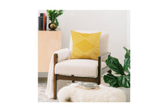 Geo Yellow Toss Pillow by Summer Sun Home Art