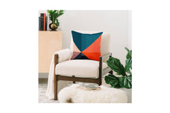 Geometric 1713 Toss Pillow by The Old Art Studio