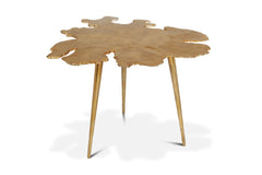 Gold Leaf Side Table