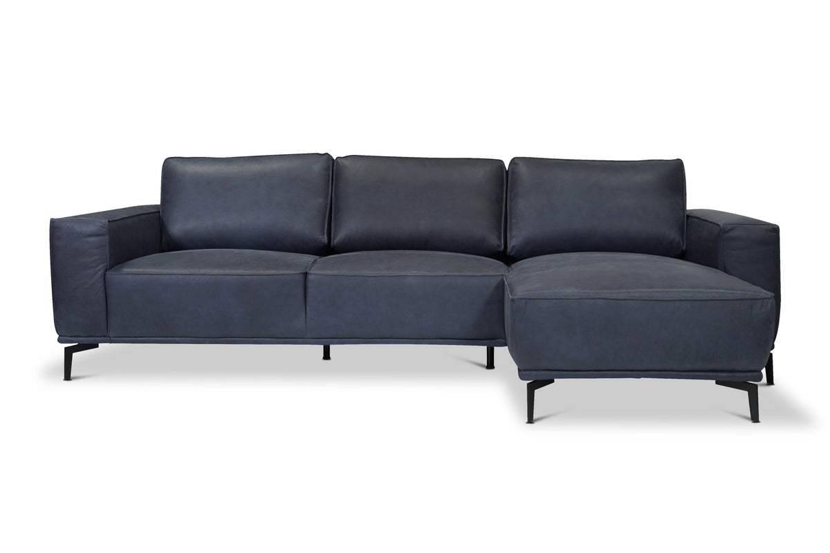 Harlow 2pc Leather Sectional Modern Sofas FREE DELIVERY Apt2B