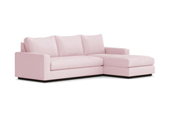 Harper 2pc Sleeper Sectional :: Leg Finish: Espresso / Sleeper Option: Memory Foam Mattress / Configuration: RAF - Chaise on the Right