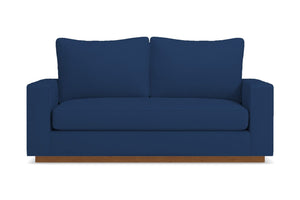 Harper Apartment Size Sleeper Sofa Bed :: Leg Finish: Pecan / Sleeper Option: Deluxe Innerspring Mattress