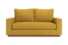 Harper Apartment Size Sofa :: Leg Finish: Pecan / Size: Apartment Size - 74&quot;w