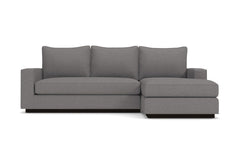 Harper Reversible Chaise Sleeper Sofa Bed :: Leg Finish: Espresso / Sleeper Option: Deluxe Innerspring Mattress