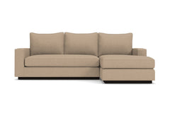 Harper Reversible Chaise Sleeper Sofa Bed :: Leg Finish: Espresso / Sleeper Option: Deluxe Innerspring Mattress