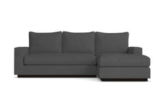Harper Reversible Chaise Sleeper Sofa Bed :: Leg Finish: Espresso / Sleeper Option: Deluxe Innerspring Mattress