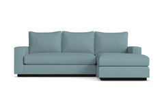 Harper Reversible Chaise Sleeper Sofa Bed :: Leg Finish: Espresso / Sleeper Option: Deluxe Innerspring Mattress