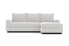 Harper Reversible Chaise Sleeper Sofa Bed :: Leg Finish: Espresso / Sleeper Option: Deluxe Innerspring Mattress