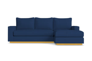Harper Reversible Chaise Sleeper Sofa Bed :: Leg Finish: Natural / Sleeper Option: Memory Foam Mattress