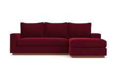 Harper Reversible Chaise Sofa :: Leg Finish: Pecan