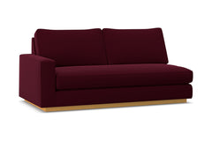Harper Left Arm Apt Size Sofa w/ Benchseat :: Leg Finish: Natural / Configuration: LAF - Chaise on the Left