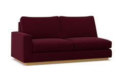 Harper Left Arm Apartment Size Sofa :: Leg Finish: Natural / Configuration: LAF - Chaise on the Left