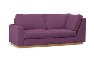 Harper Left Arm Corner Apt Size Sofa :: Leg Finish: Natural / Configuration: LAF - Chaise on the Left