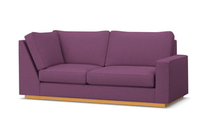 Harper Right Arm Corner Apt Size Sofa :: Leg Finish: Natural / Configuration: RAF - Chaise on the Right