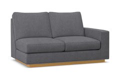 Harper Right Arm Loveseat :: Leg Finish: Natural / Configuration: RAF - Chaise on the Right