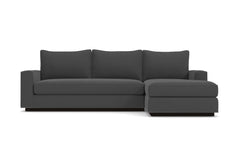 Harper Reversible Chaise Sleeper Sofa Bed :: Leg Finish: Espresso / Sleeper Option: Deluxe Innerspring Mattress