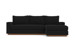 Harper Reversible Chaise Sofa :: Leg Finish: Pecan