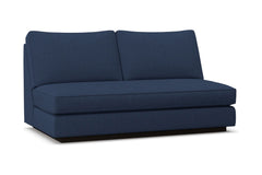 Harper Armless Apartment Size Sofa w/ Benchseat :: Leg Finish: Espresso