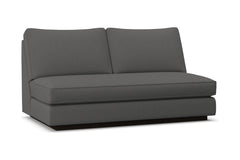 Harper Armless Apartment Size Sofa w/ Benchseat :: Leg Finish: Espresso