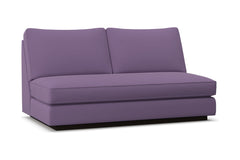 Harper Armless Apartment Size Sofa w/ Benchseat :: Leg Finish: Espresso