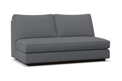Harper Armless Apartment Size Sofa w/ Benchseat :: Leg Finish: Espresso