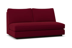Harper Armless Apartment Size Sofa w/ Benchseat :: Leg Finish: Espresso