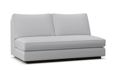 Harper Armless Apartment Size Sofa w/ Benchseat :: Leg Finish: Espresso