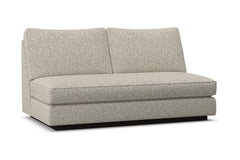 Harper Armless Apartment Size Sofa w/ Benchseat :: Leg Finish: Espresso