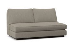 Harper Armless Apartment Size Sofa w/ Benchseat :: Leg Finish: Espresso