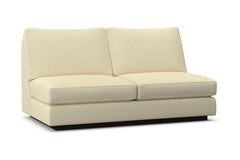 Harper Armless Apartment Size Sofa :: Leg Finish: Espresso