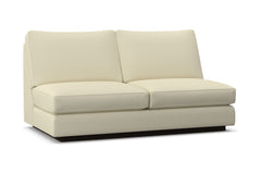 Harper Armless Apartment Size Sofa :: Leg Finish: Espresso