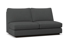 Harper Armless Apartment Size Sofa :: Leg Finish: Espresso