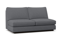 Harper Armless Apartment Size Sofa :: Leg Finish: Espresso