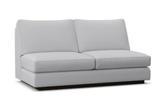 Harper Armless Apartment Size Sofa :: Leg Finish: Espresso