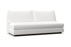 Harper Armless Sofa w/ Benchseat :: Leg Finish: Espresso